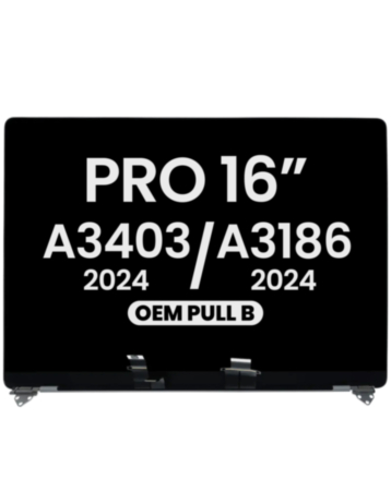 LCD Assembly for MacBook Pro 16" (A3403 / A3186 Late 2024) (OEM Pull B Grade) (SILVER)