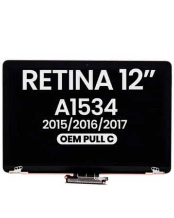 A1534 / Early 2015 / Early 2016 / Mid 2017) LCD Assembly (ROSE GOLD) (OEM Pull C Grade)