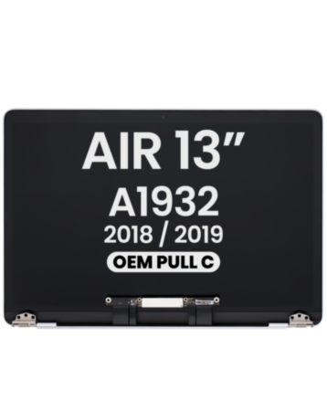 LCD Assembly for MacBook Air 13" A1932 (2018-2019) (OEM Pull C Grade) (SILVER)