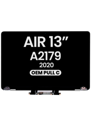 LCD Assembly (SPACE GRAY) (OEM Pull C Grade) for MacBook Air 13" Retina (A2179 / Early 2020)