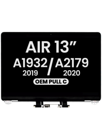 LCD Assembly for MacBook Air 13" A1932 (2019) / A2179 (2020) (OEM Pull C Grade) (SILVER)