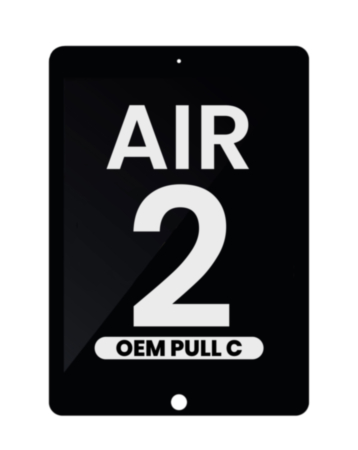 LCD Assembly for iPad Air 2 (BLACK) (with Sleep / Wake Sensor Flex) (OEM Pull C Grade)