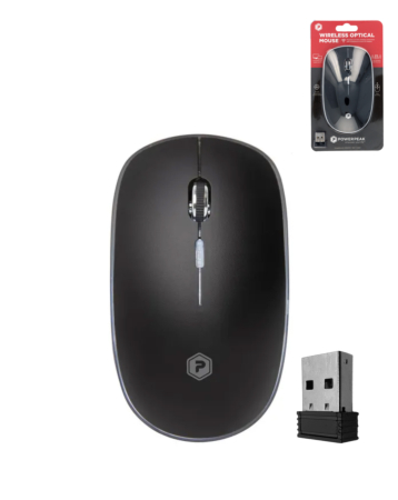 PowerPeak - Wireless Optical Mouse (2.4ghz) - (BLACK) (Only Ground Shipping)