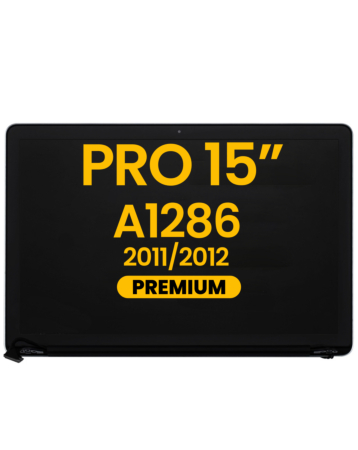 LCD Assembly for MacBook Pro Unibody 15" (A1286 / Early 2011 / Late 2011 / Mid 2012) (ALL COLORS) (Premium)