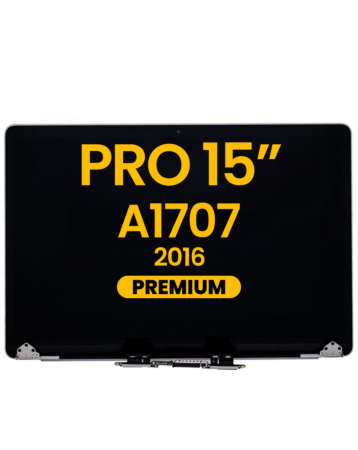 LCD Assembly (SPACE GRAY) (Premium) for MacBook Pro 15" with Touch Bar (A1707 / Late 2016)