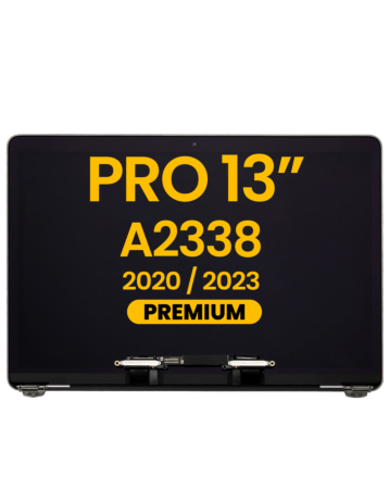 LCD Assembly (SPACE GRAY) (Premium) for MacBook Pro 13" (A2338 / Late 2020 / Late 2023) (M1 / M2)