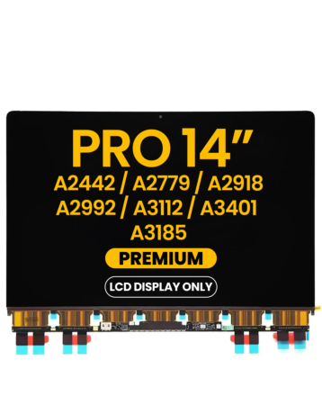 LCD Display Only (Premium) for MacBook Pro 14" (A2442 / A2779 / A2918 / A2992 / A3112 / A3401 / A3185)