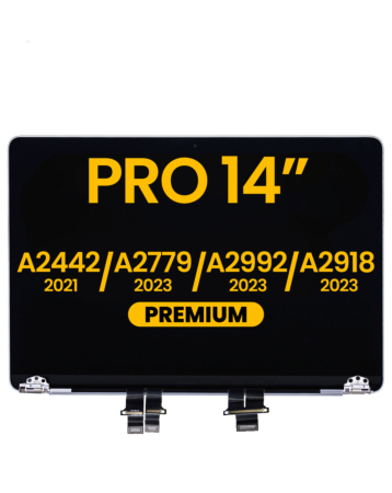 LCD Assembly (SILVER) (Premium) for MacBook Pro 14" (A2442 / Late 2021) / (A2779 / Late 2023 ) / (A2992 / Late 2023) / (A2918 / Late 2023)