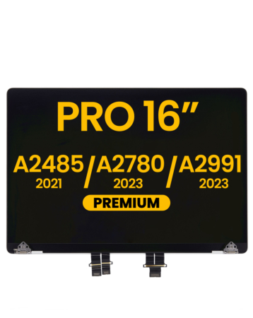 LCD Assembly (SILVER) (Premium) for MacBook Pro 16" (A2485 / Late 2021) / (A2780 / Late 2023 / (A2991 / Late 2023)