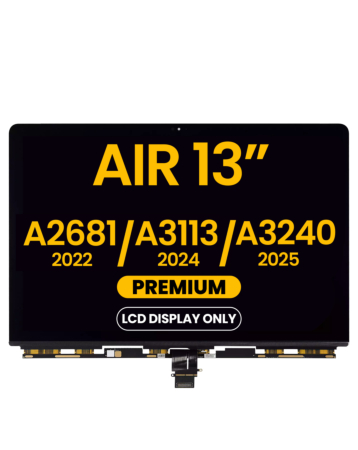 LCD Display Only (Premium) for MacBook Air 13" (A2681 / A3113 / A3240)