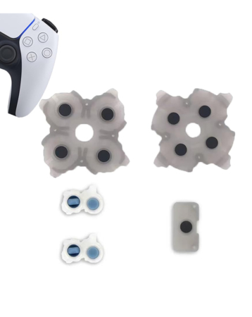 Conductive Rubber Pads for PlayStation 5 (Dual Sense) Wireless Controller (V1)