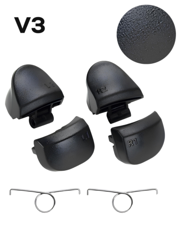 L2/R2 Buttons with Spring for PlayStation 5 (Dual Sense) Wireless Controller (6 Piece Set) (V3)