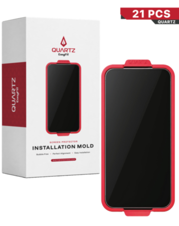 QUARTZ Tempered Glass Molds Compatible All iPhone Models (21 Piece Set)