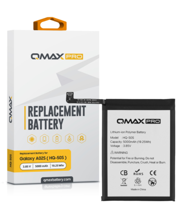 QMAX Pro Replacement Battery for Galaxy A02S (A025) / A03S (A037) (5000 mAh) (HQ-50S) (Only Ground Shipping)