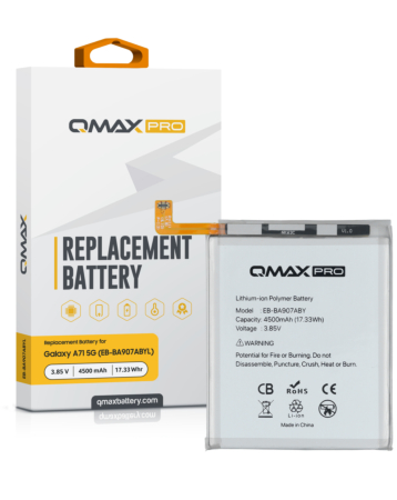 QMAX Pro Replacement Battery for Galaxy A71 5G (A716U) / S10 Lite (4500 mAh) (EB-BA907ABY) (Only Ground Shipping)