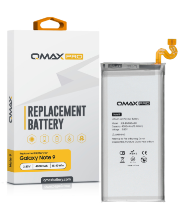 QMAX Pro Replacement Battery for Galaxy Note 9 (4000 mAh) (EB-BN965ABU) (Only Ground Shipping)