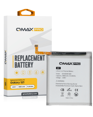 QMAX Pro Replacement Battery for Galaxy S21 (3880 mAh) (EB-BG991ABY) (Only Ground Shipping)