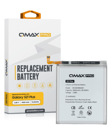 QMAX Pro Replacement Battery for Galaxy S21 Plus (4660 mAh) (EB-BG996ABY) (Only Ground Shipping)