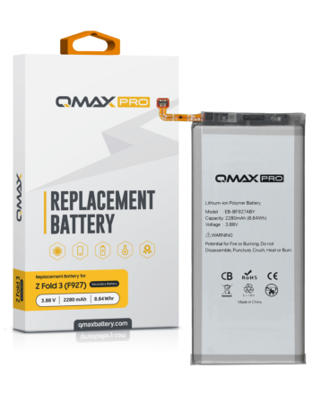 QMAX Pro Secondary Battery for Galaxy Z Fold 3 F926 (2280 mAh) (EB-BF927ABY) (Only Ground Shipping)