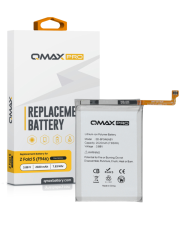 QMAX Pro Main Battery for Galaxy Z Fold 5 F946 (2020 mAh) (EB-BF946ABY) (Only Ground Shipping)