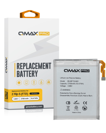 QMAX Pro Main Battery for Galaxy Z Flip 5 F731 (1000 mAh) (EB-BF731ABY) (Only Ground Shipping)