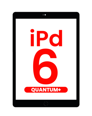 Quantum+ iPad 6 (2018) Digitizer Assembly (BLACK) (Home Button Pre-Installed)