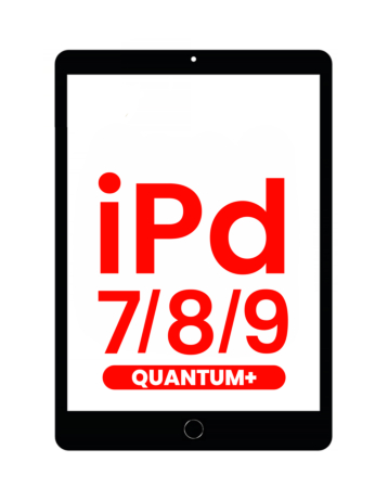 Quantum+ iPad 7 (2019) / iPad 8 (2020) / iPad 9 (2021) Digitizer Assembly (BLACK) (Home Button Pre-Installed)