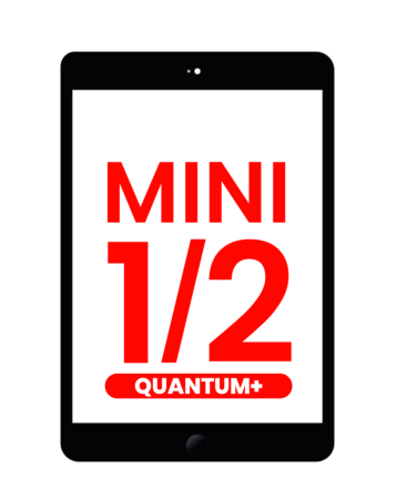 Quantum+ iPad Mini 1 / Mini 2 Digitizer Assembly (BLACK) (Home Button and IC Chip Pre-Installed)