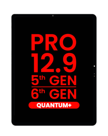 Quantum+ iPad Pro 12.9 (5th Gen / 2021) / (6th Gen / 2022) LCD Assembly (Exclusive LCD Breakage Warranty)