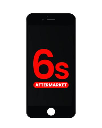 LCD Assembly with Steel Plate for iPhone 6S (BLACK) (Aftermarket / QV5)