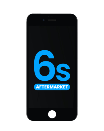 LCD Assembly with Steel Plate for iPhone 6S (BLACK) (Aftermarket / QV6)