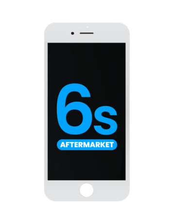 LCD Assembly with Steel Plate for iPhone 6S (WHITE) (Aftermarket / QV6)