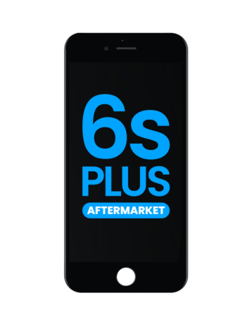 LCD Assembly with Steel Plate for iPhone 6S Plus (BLACK) (Aftermarket / QV6)
