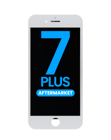 LCD Assembly with Steel Plate for iPhone 7 Plus (WHITE) (Aftermarket / QV6)
