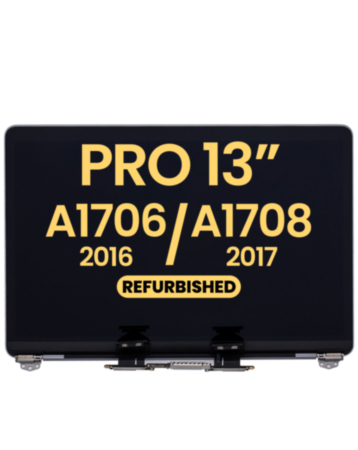 LCD Assembly (SPACE GRAY) (Refurbished) for MacBook Pro 13" with Touch Bar / Pro 13" (A1706 / Late 2016) (A1708 / Mid 2017)
