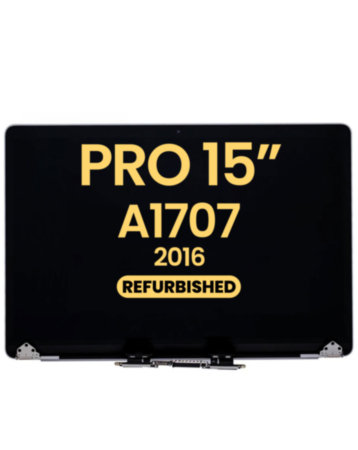 LCD Assembly (SPACE GRAY) (Refurbished) for MacBook Pro 15" with Touch Bar (A1707 / Late 2016)