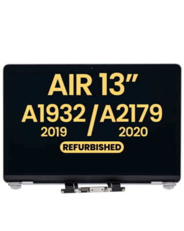 LCD Assembly (SILVER) (Refurbished) for MacBook Air 13" Retina (A1932 / Mid 2019) (A2179 / Early 2020)