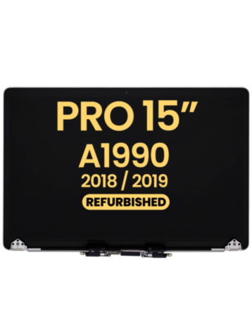 LCD Assembly (SPACE GRAY) (Refurbished) for MacBook Pro 15" Touch Bar (A1990 / Late 2018 / Early 2019)