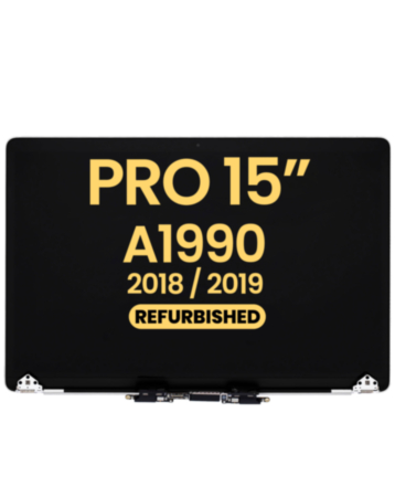 LCD Assembly (SILVER) (Refurbished) for MacBook Pro 15" Touch Bar (A1990 / Late 2018 / Early 2019)