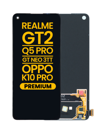 OLED Assembly without Frame for Realme GT2 / Q5 Pro / GT Neo 3T / OPPO K10 Pro (Premium)