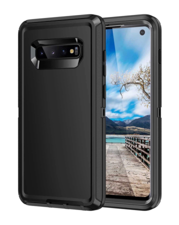 Heavy Duty Case for Galaxy S10E (BLACK) (Only Ground Shipping)
