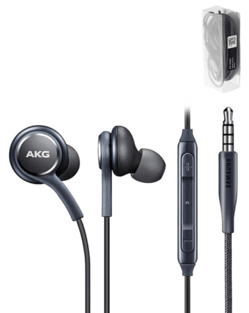 AKG Galaxy S10 Stereo Headphones with Microphone and Volume Buttons (GRAY) (Only Ground Shipping)