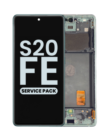 Shop the OLED Assembly with Frame for Galaxy S20 FE G780 in Cloud Mint, Service Pack.