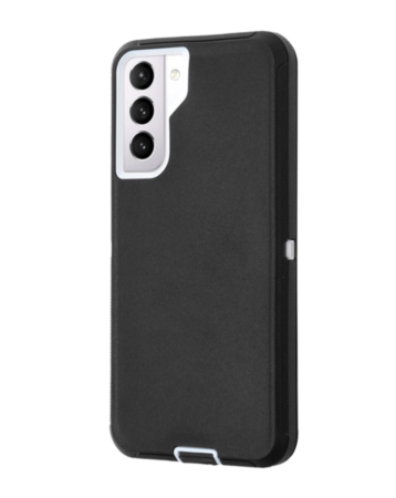 Heavy Duty Case for Galaxy S21 Plus (BLACK & WHITE) (Only Ground Shipping)