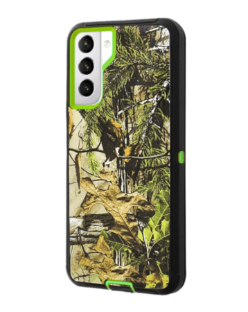 Heavy Duty Case for Galaxy S21 Plus (CAMO GREEN) (Only Ground Shipping)