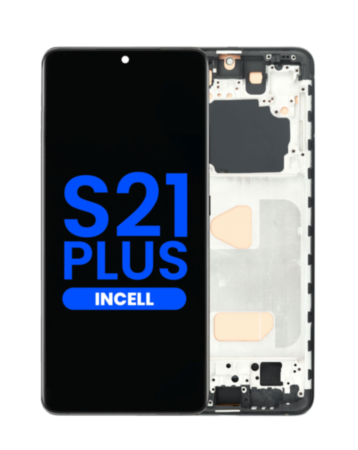 LCD Assembly with Frame for Galaxy S21 Plus (G996) (PHANTOM BLACK) (Aftermarket Incell) (Does not support Fingerprint)