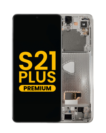 Grab wholesale deals on the OLED Assembly with Frame for Galaxy S21 Plus 5G G996 in Phantom Silver, Premium.