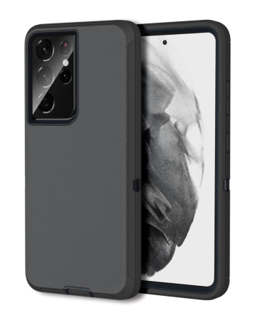 Heavy Duty Case for Galaxy S21 Ultra (BLACK) (Only Ground Shipping)