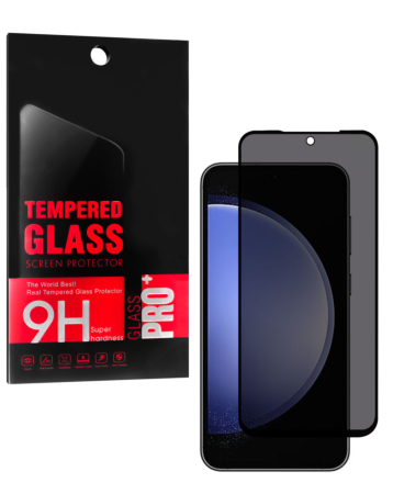 Privacy Tempered Glass for Galaxy S23 FE (Case Friendly / 2.5D / Anti-Spy / 1 Piece)