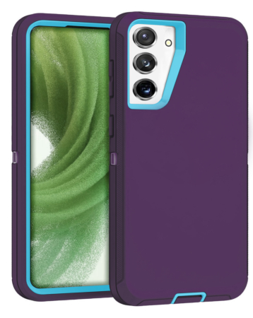 Heavy Duty Case for Galaxy S24 / S25 (PURPLE & TEAL) (Only Ground Shipping)